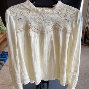 Flowing long sleeve dress top